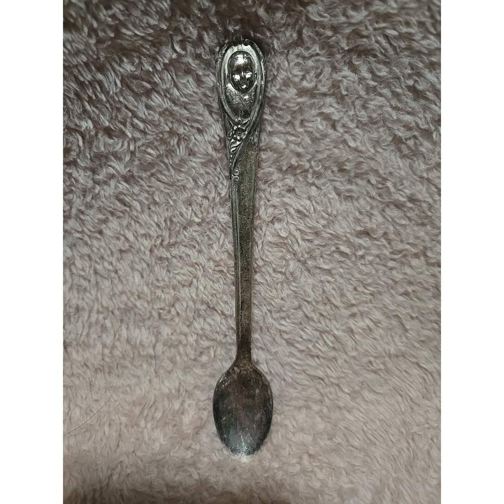 Antique Gerber by Winthrop silver‎ plated baby spoon
